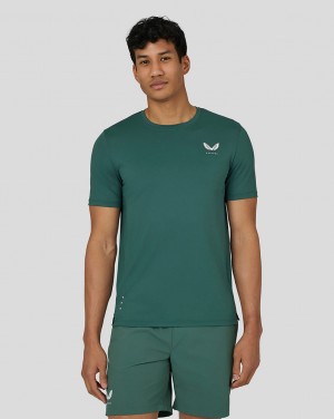 Castore Active Short Sleeve T-Shirt Yeşil | RE4798203
