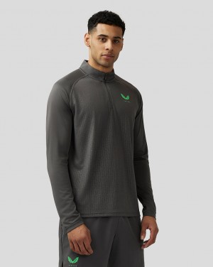 Castore Adapt Quarter Zip Top Gunmetal | SQ6807325