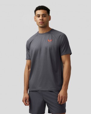 Castore Adapt Short Sleeve Printed T Shirt Mavi | WH5189072