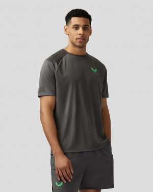 Castore Adapt Short Sleeve Printed T Shirt Gunmetal | TF5726491