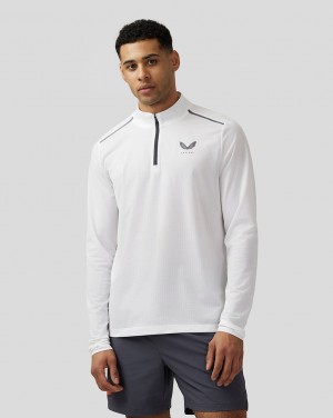 Castore Apex Aeromesh Quarter Zip Beyaz | RM9210734