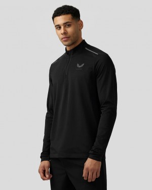 Castore Apex Aeromesh Quarter Zip Siyah | KB7396520