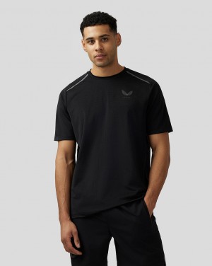 Castore Apex Aeromesh T-Shirt Siyah | OT7820591