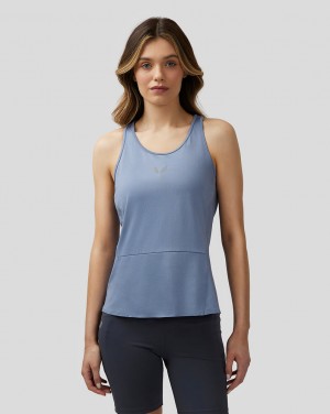 Castore Apex Lightweight Panelled Tank Top Mavi | DH0573842