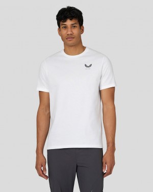 Castore Flex Short Sleeve T-Shirt Beyaz | AY6042853
