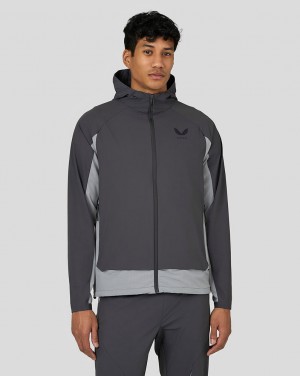 Castore Flex Woven Jacket Gunmetal | QV0936487