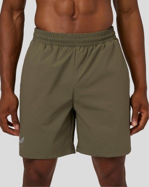 Castore Flow Breathable Woven Shorts Zeytin Yeşili | ZI1543602
