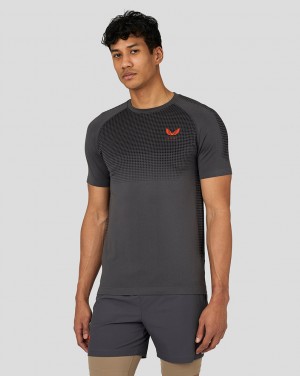 Castore Flow Seamless Training T-Shirt Gunmetal | GO4593076