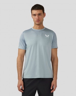 Castore Flow Short Sleeve Knit T-Shirt Mavi | CD3594128