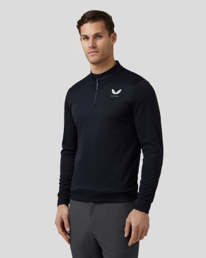 Castore Golf Club Classic Quarter Zip Top Lacivert | JC9487326