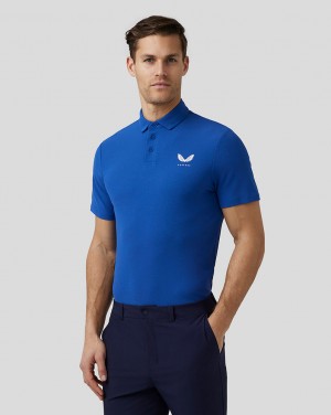 Castore Golf Essential Polo Kraliyet Mavisi Mavi | OI5423781