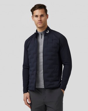 Castore Golf Hybrid Jacket Lacivert | NI6732540