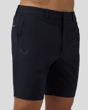 Castore Golf Water-Resistant Shorts Lacivert | KZ9124607