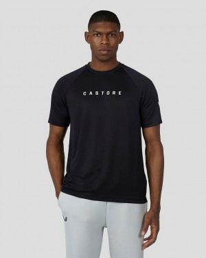 Castore Short Sleeve Raglan T-Shirt Siyah | PF8074125