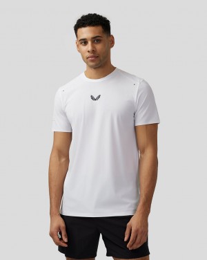 Castore Zone Ventilated Training T-Shirt Beyaz | SC9026817